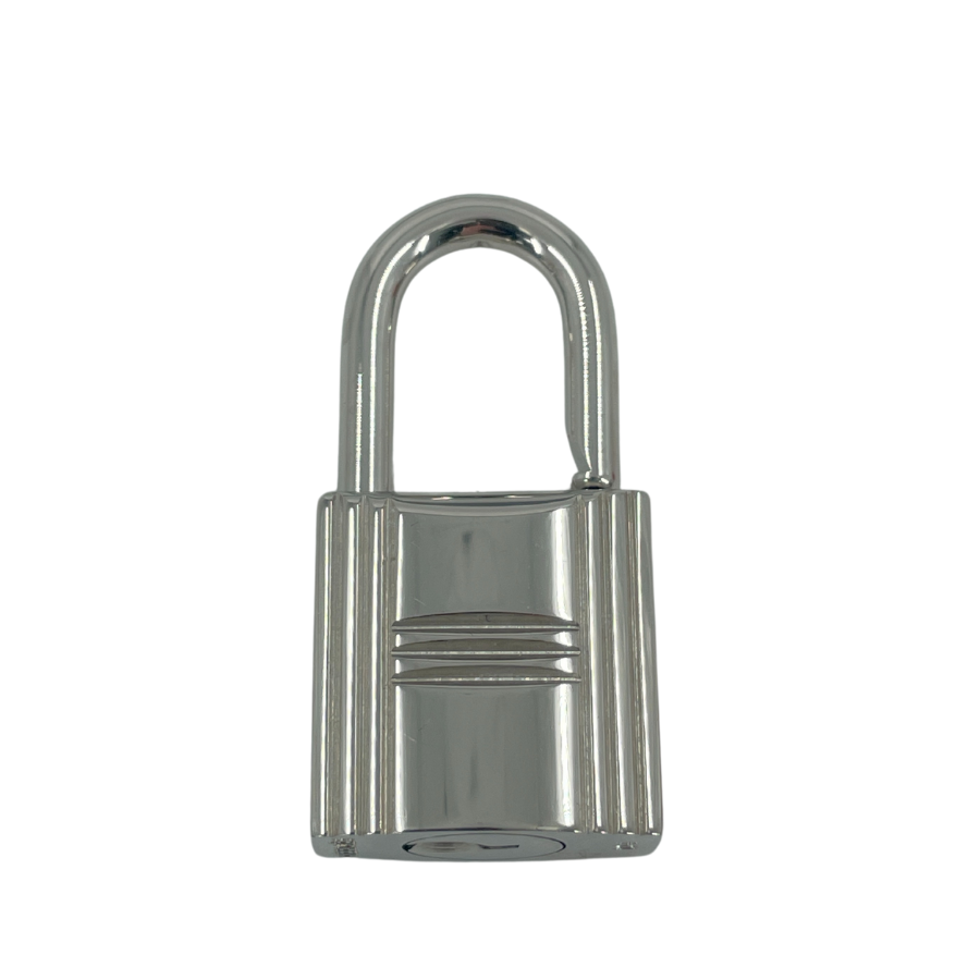 HERMES Silver Padlock