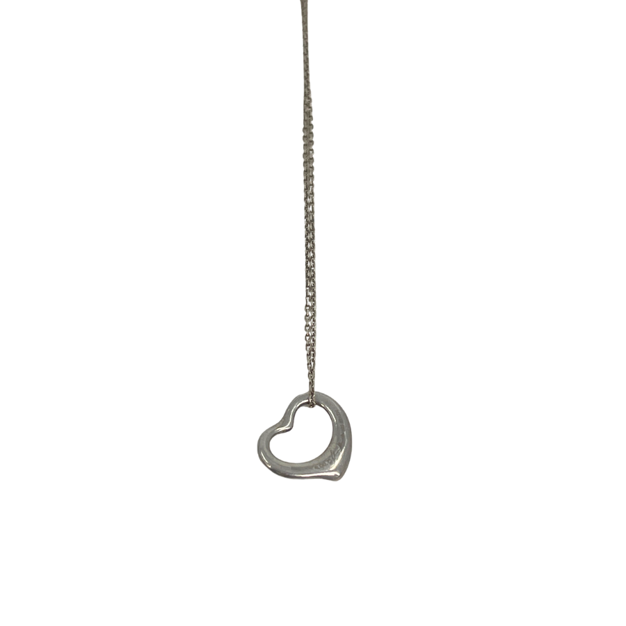 TIFFANY　ネックレス　オープンハート　中