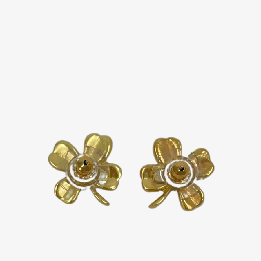 CHANEL Gold Coco Charm Earring