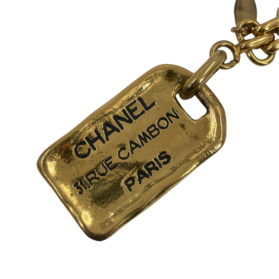 CHANEL GP Gold 31 RUE CAMBON Key Ring