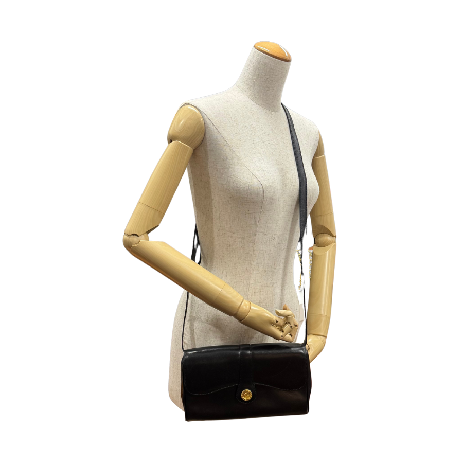 CELINE　レザー　馬車金具　ショルダーバッグ