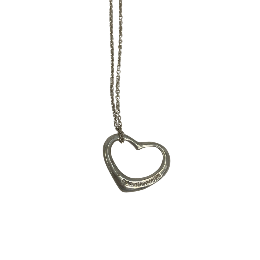 TIFFANY　ネックレス　オープンハート　大