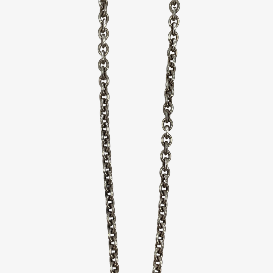 HERMES Silver AG925 Chain Necklace