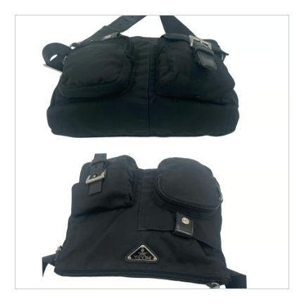 PRADA　ウエストバッグ　ナイロン　ブラック