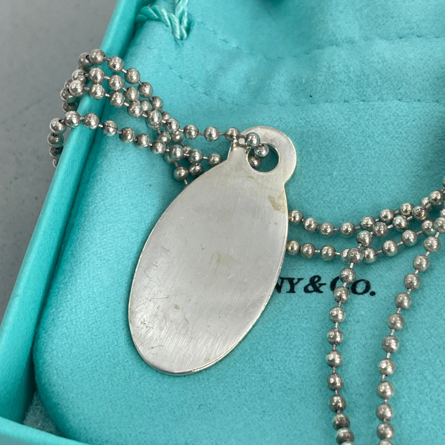 TIFFANY　ネックレス　リターントゥ　オーバルタグ