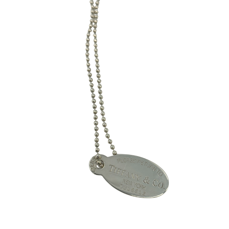 TIFFANY　リターントゥ　オーバルタグ　ネックレス