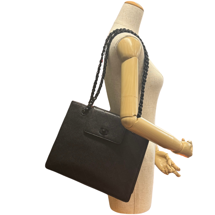 CHANEL　マトラッセ チェーン トートバッグ　B
