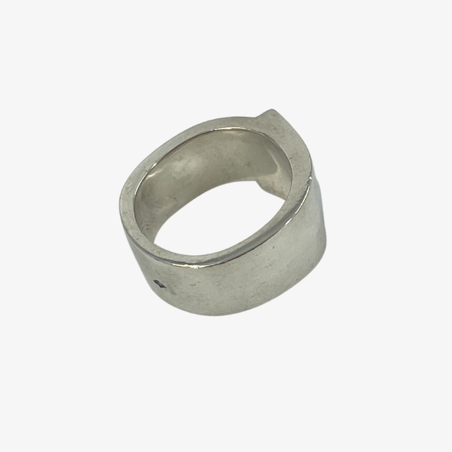 HERMES Silver 925 Candy Ring