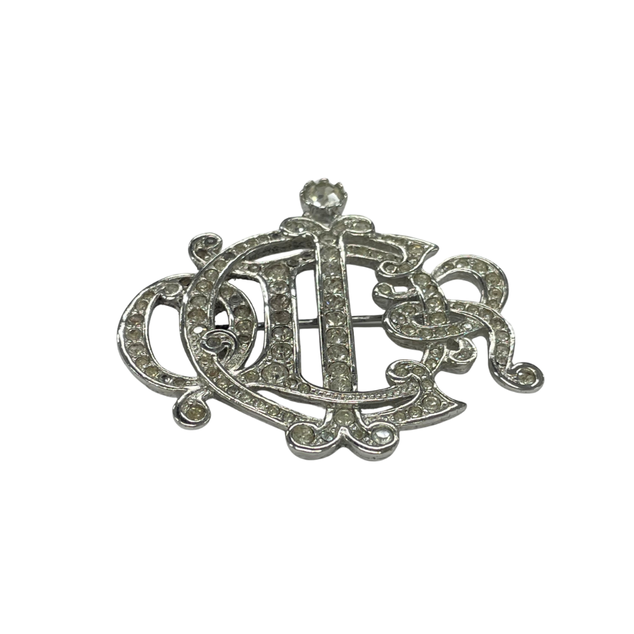 DIOR　ブローチ　ロゴ