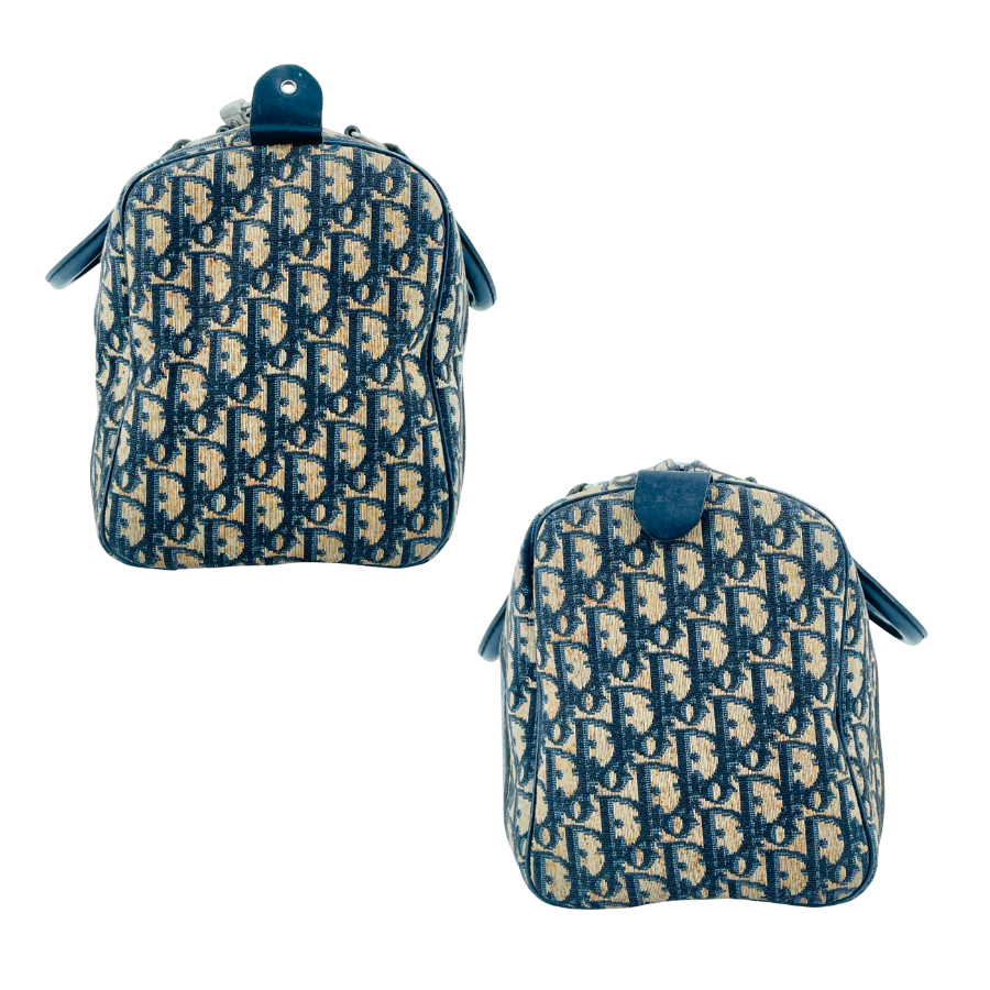 DIOR　ミニボストンバッグ　ネイビー