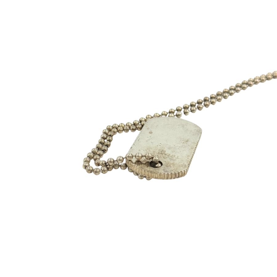 TIFFANY　 ドッグタグ　ネックレス