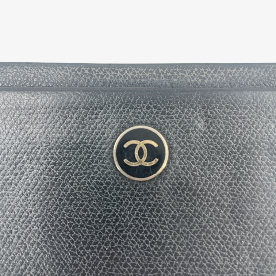 CHANEL Coco Leather Card Case