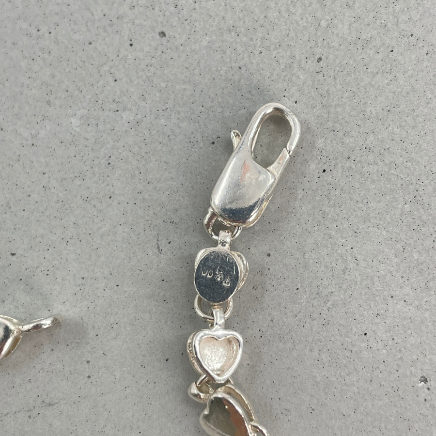 TIFFANY　パフハート　ブレスレット　17cm