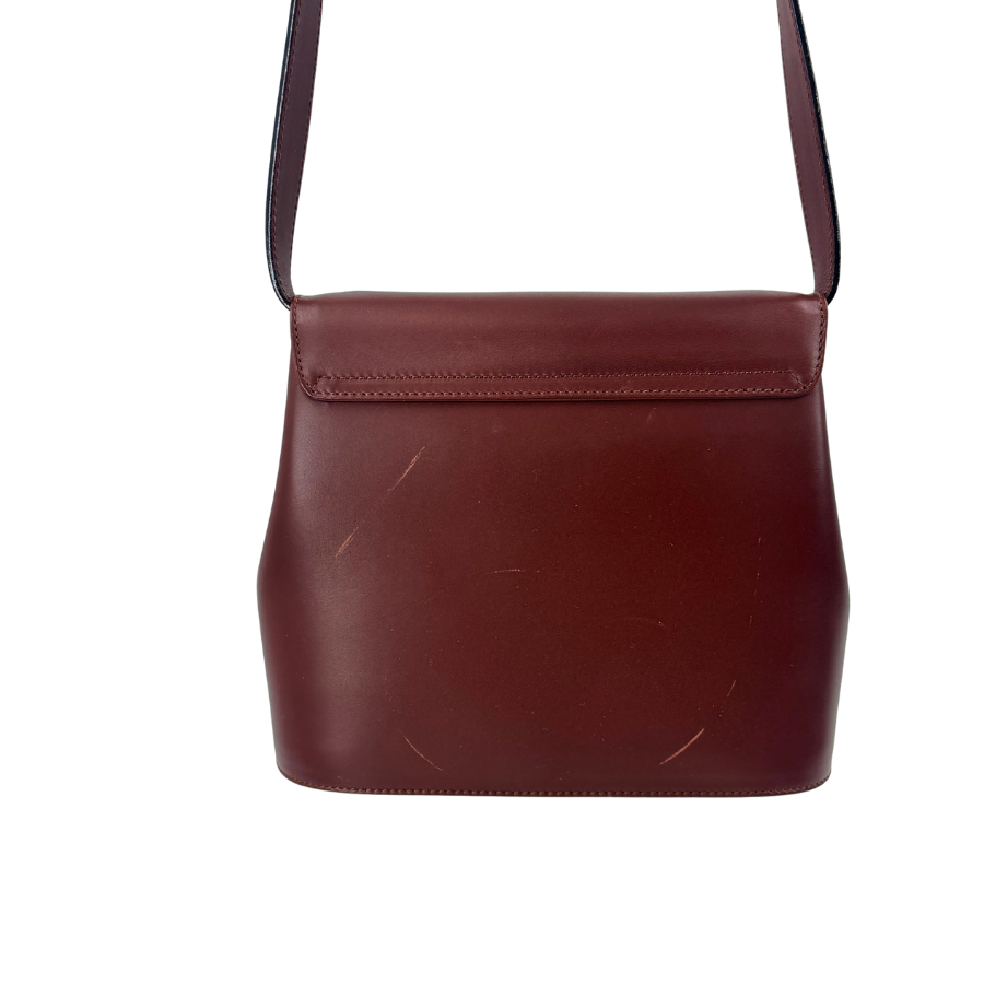 Ferragamo　ショルダーバッグ　レザー　ブラウン