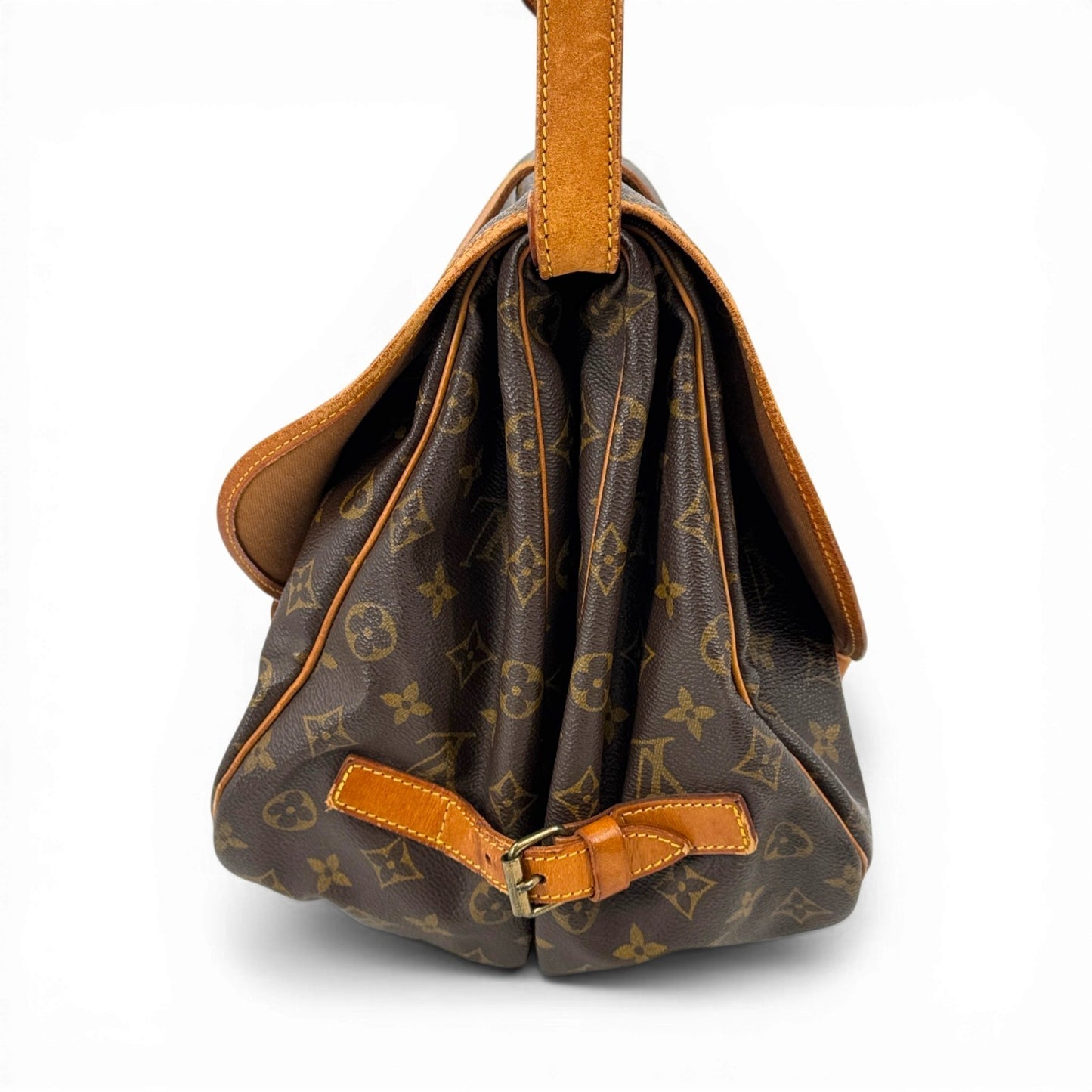 LOUIS VUITTON モノグラム・ソミュール35 M42254 ショルダーバッグ