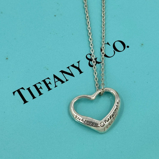 TIFFANY ネックレス オープンハート SV925