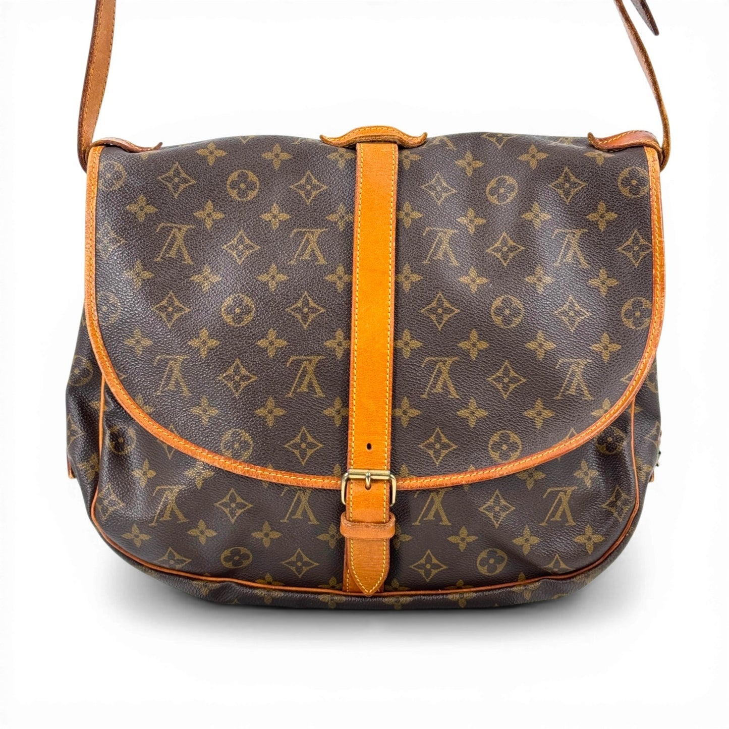 LOUIS VUITTON モノグラム・ソミュール35 M42254 ショルダーバッグ