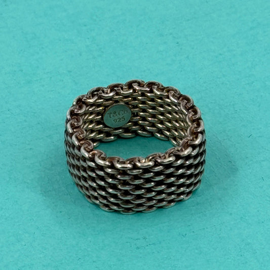 TIFFANY リング サマセットメッシュ SV925  14号