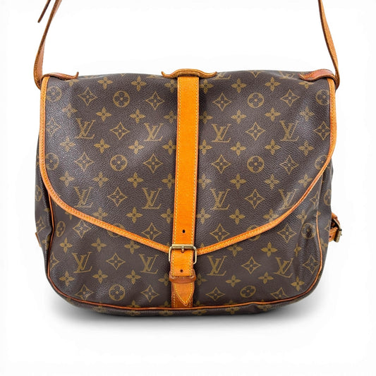 LOUIS VUITTON モノグラム・ソミュール35 M42254 ショルダーバッグ
