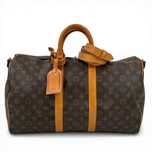 LOUIS VUITTON モノグラム キーポル バンドリエール45 M41418 ボストン