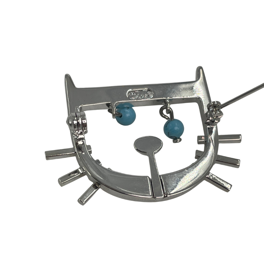 DIOR　ネコブローチ