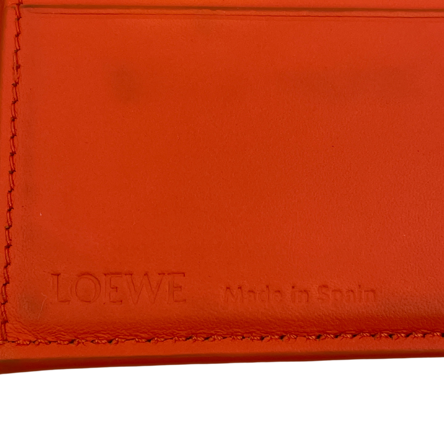 LOEWE Orange LEather Card Case
