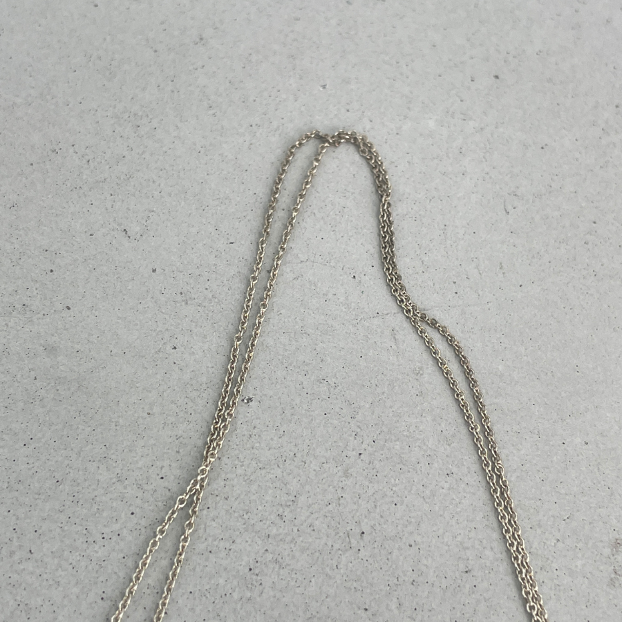TIFFANY　リターントゥー　ネックレス　ハートタグ2連