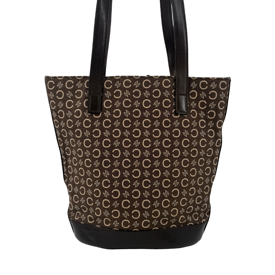 CELINE　トートバッグ　マカダム　ブラウン