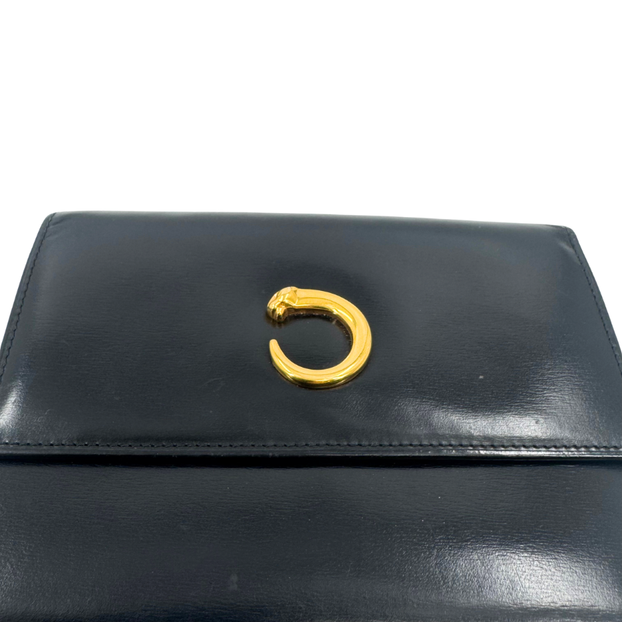 Cartier　２つ折り長財布　サファイア