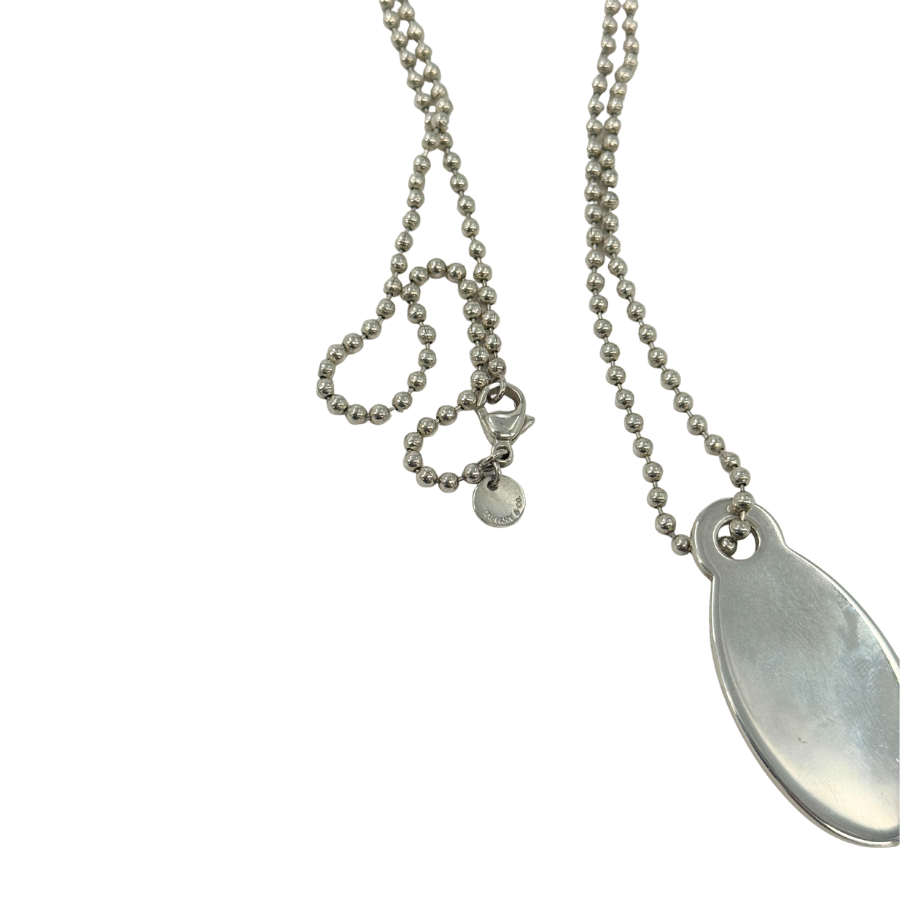 TIFFANY　リターントゥ　オーバルタグ　ネックレス