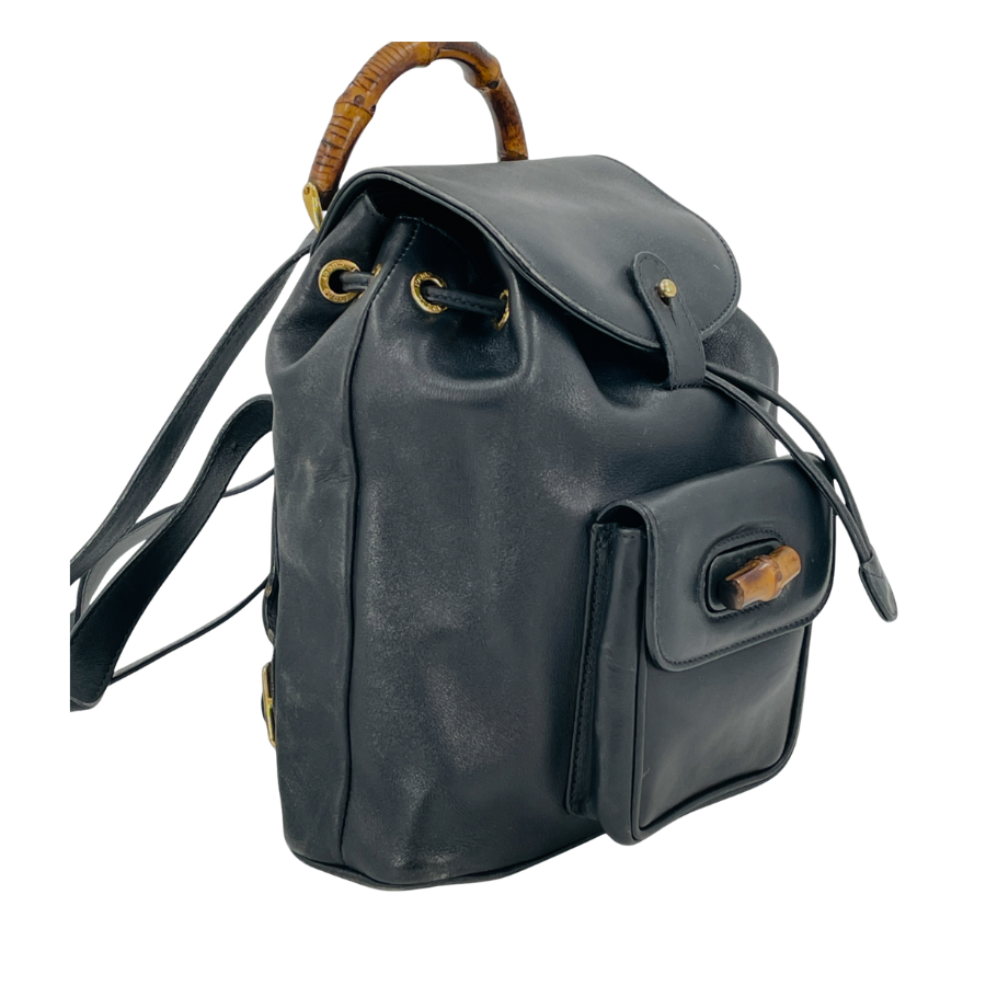 GUCCI　バンブーリュック　ブラック
