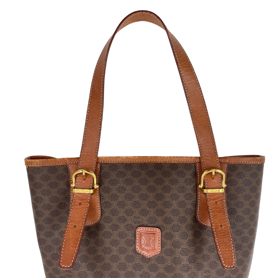 CELINE　マカダムショルダーバッグ