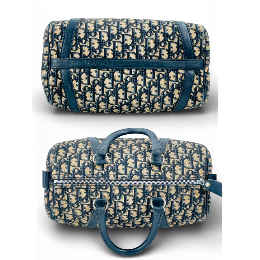 DIOR　ミニボストンバッグ　ネイビー