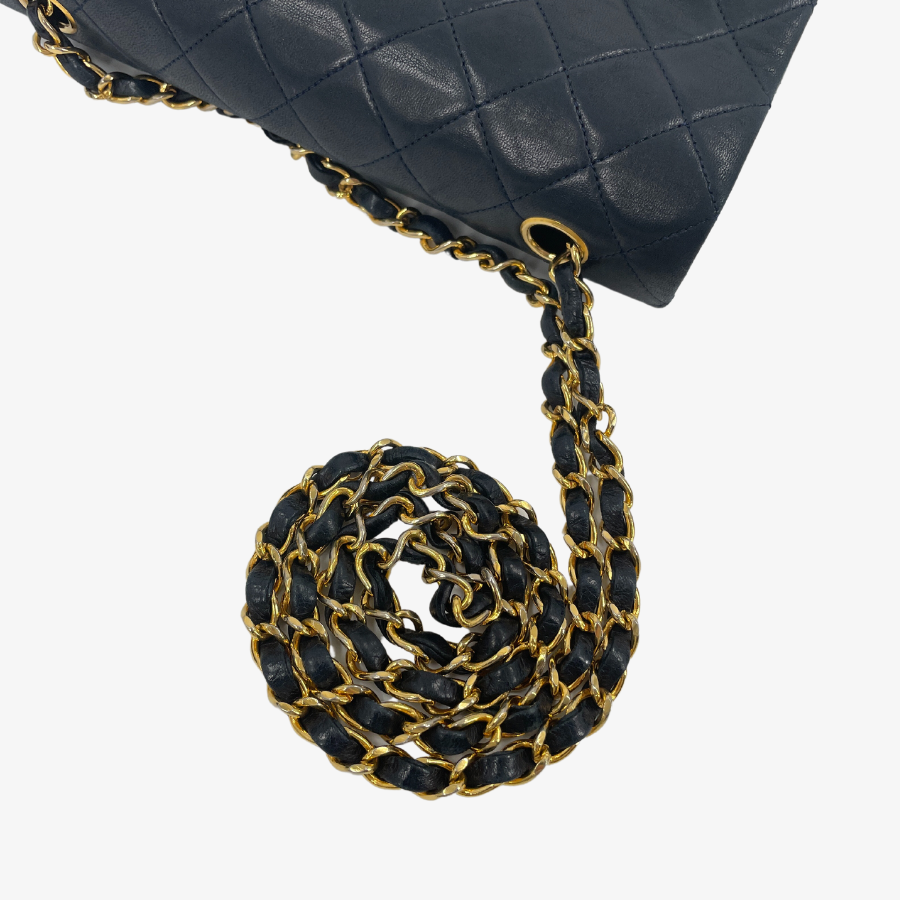 CHANEL Coco Lambskin Matelasse Chain Shoulder Bag