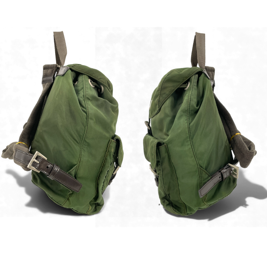 PRADA リュックサック　テスート カーキ