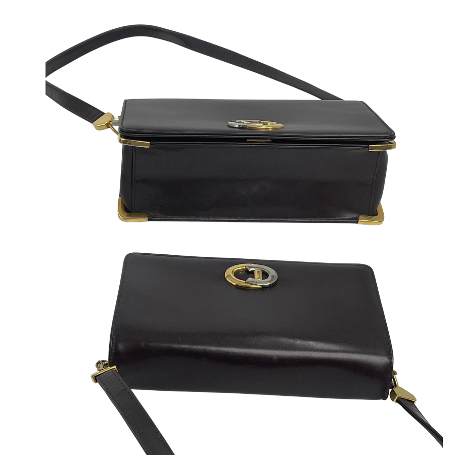 DIOR　レザーショルダーバッグ