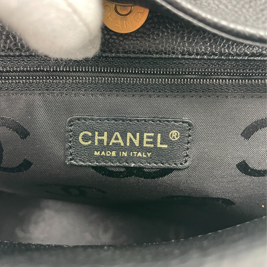 CHANEL Caviar Coco Tote Bag
