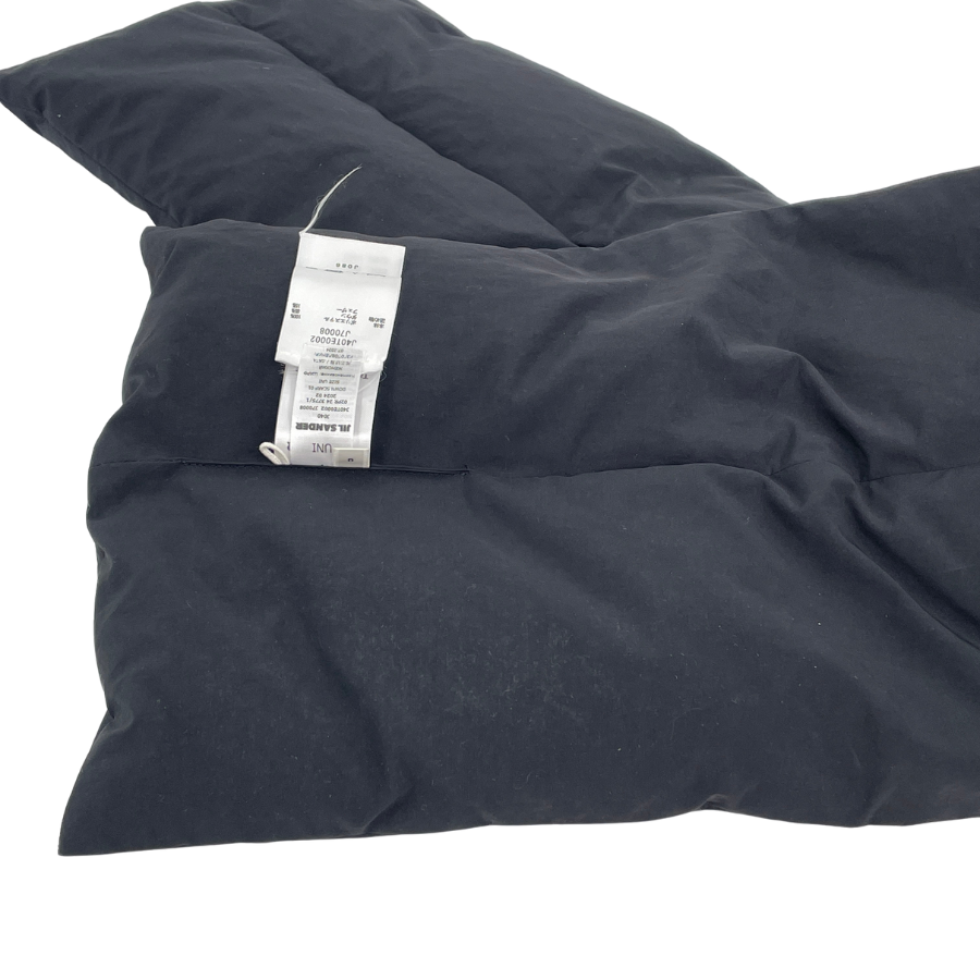 Jil Sander マフラー ダウン ブラック