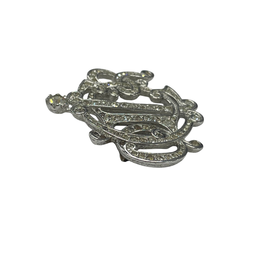 DIOR　ブローチ　ロゴ