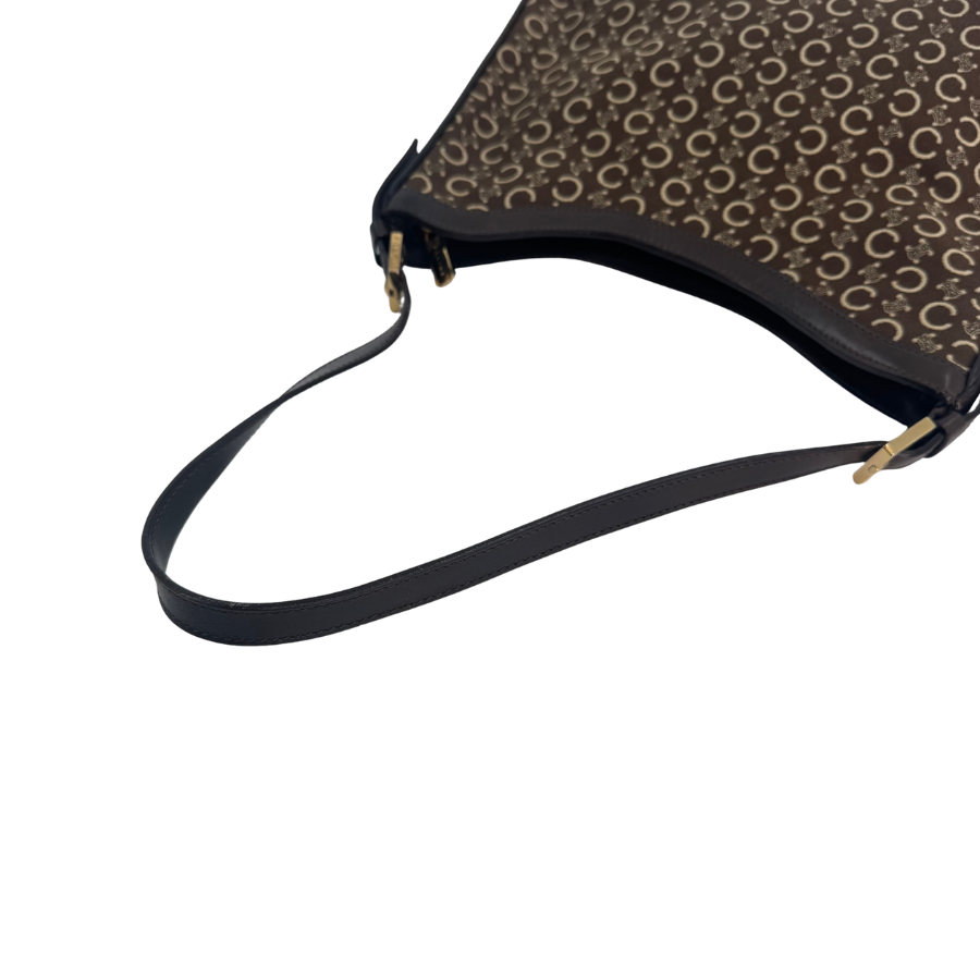 CELINE　ショルダーバッグ　茶　F525