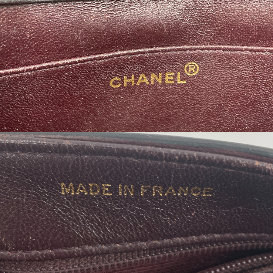 CHANEL Lambskin Chain Shoulder Bag