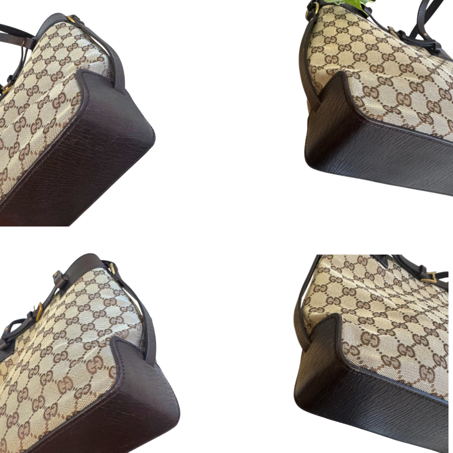 GUCCI  GGキャンバス/レザー  トートバッグ