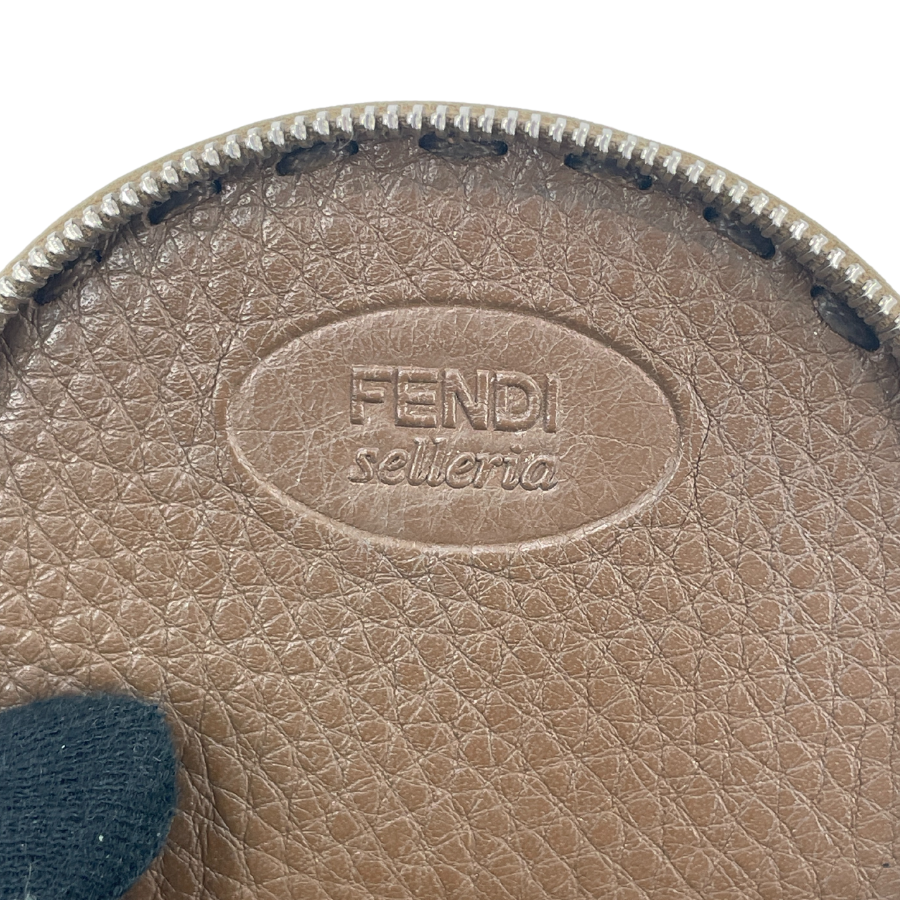 FENDI Selleria Leather Coin Purse