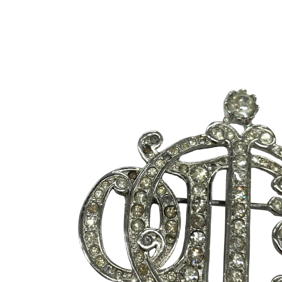 DIOR　ブローチ　ロゴ