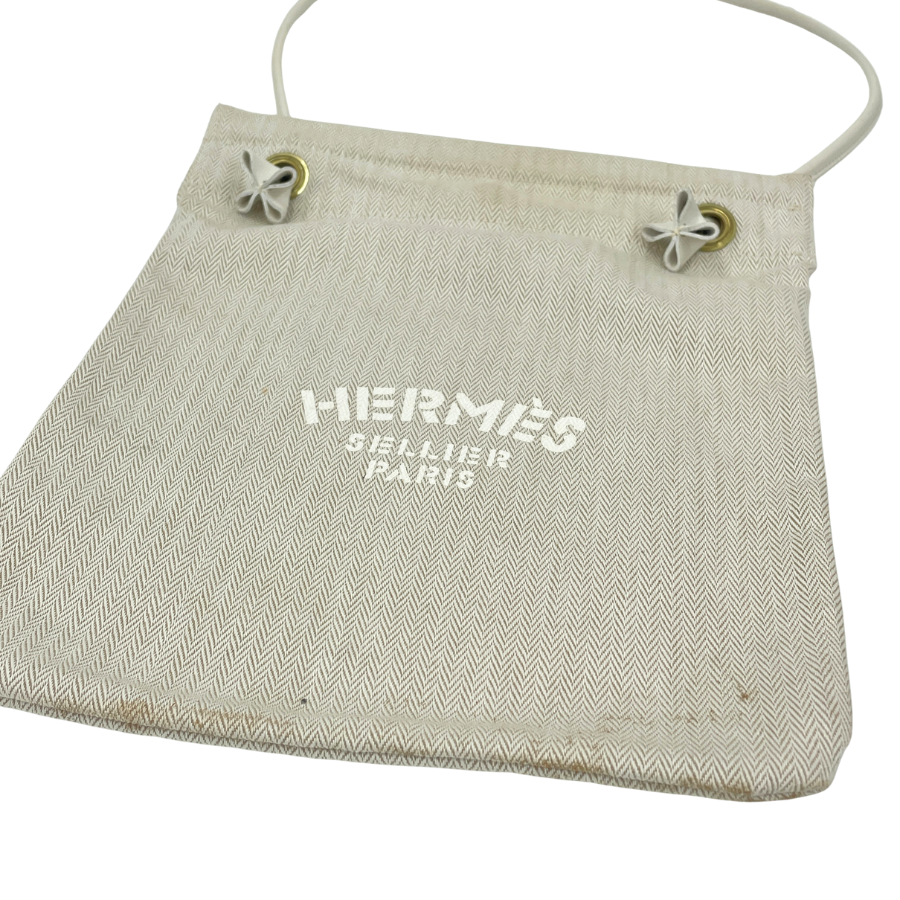 HERMES　サックアリーヌPM　トワルシェブロン　ナチュラル