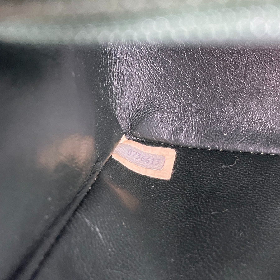 CHANEL Mini Coco TurnLock Lambskin Matelasse Shoulder Bag Green