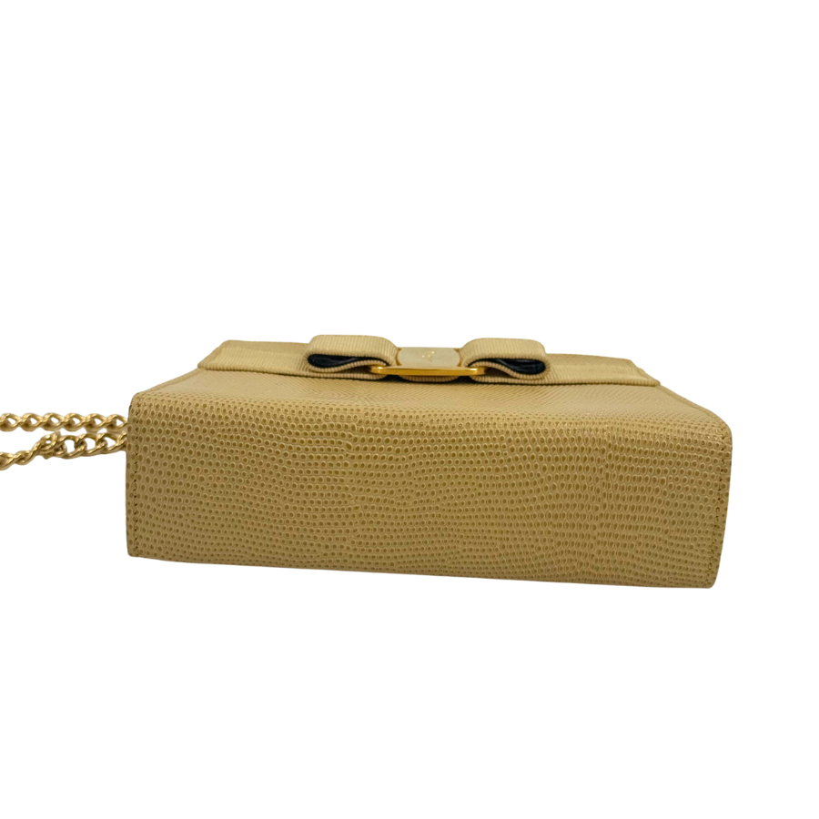 Ferragamo　ヴァラリザード　チェーンショルダーバッグ