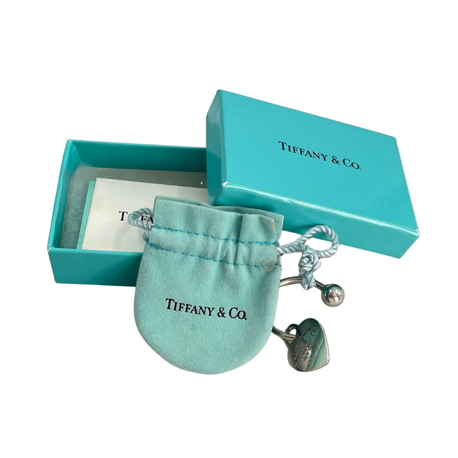 TIFFANY　ハートモチーフ　キーリング