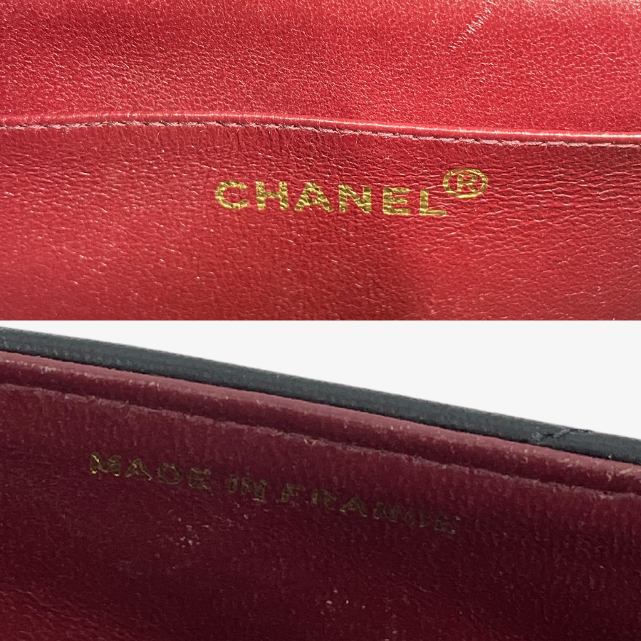 CHANEL Coco Turnlock Lambskin Chain Shoulder Bag