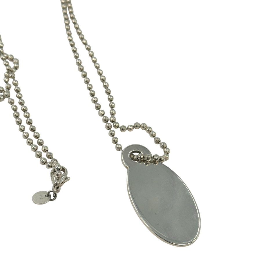 TIFFANY　リターントゥ　オーバルタグ　ネックレス